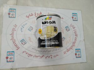 رنگ روغنی زرد الوان کد122